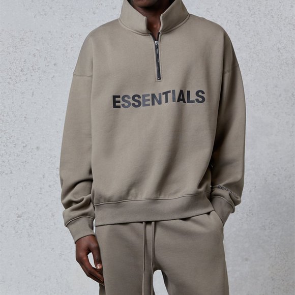 Essentials Tops - Essentials Half Zip